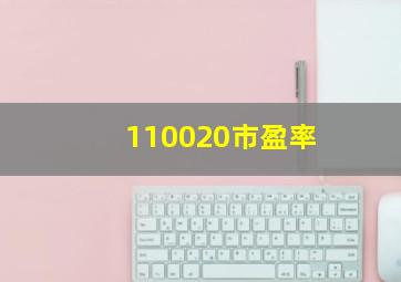 110020市盈率