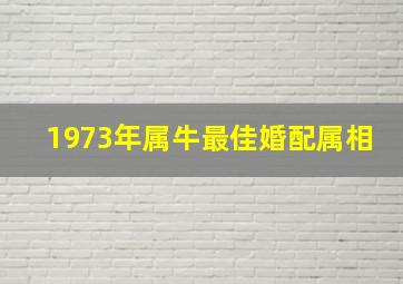 1973年属牛最佳婚配属相