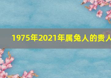 1975年2021年属兔人的贵人