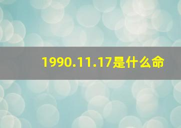 1990.11.17是什么命