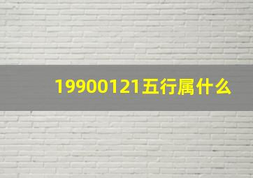 19900121五行属什么