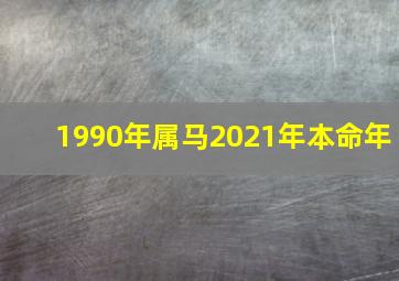 1990年属马2021年本命年