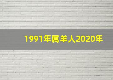 1991年属羊人2020年