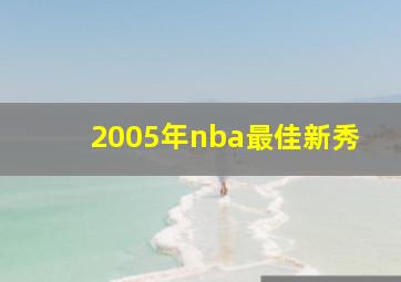 2005年nba最佳新秀