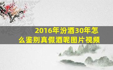 2016年汾酒30年怎么鉴别真假酒呢图片视频