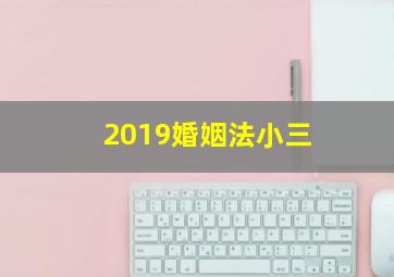 2019婚姻法小三