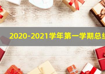 2020-2021学年第一学期总结