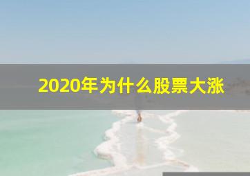 2020年为什么股票大涨