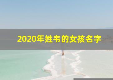 2020年姓韦的女孩名字