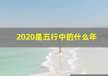 2020是五行中的什么年