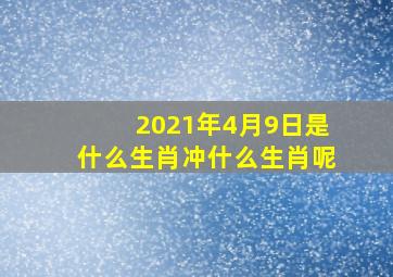 2021年4月9日是什么生肖冲什么生肖呢