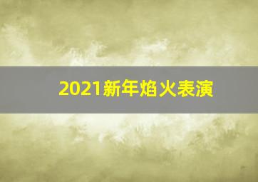 2021新年焰火表演