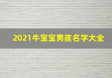 2021牛宝宝男孩名字大全