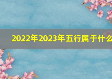 2022年2023年五行属于什么