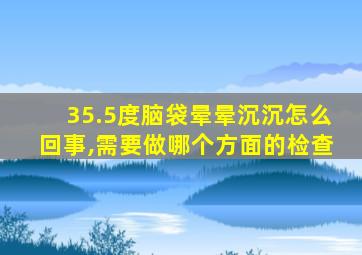 35.5度脑袋晕晕沉沉怎么回事,需要做哪个方面的检查