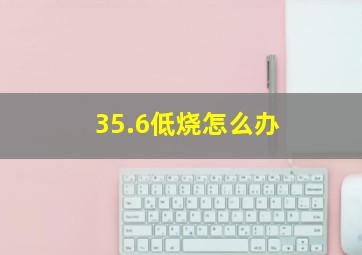 35.6低烧怎么办