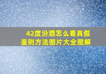 42度汾酒怎么看真假鉴别方法图片大全图解