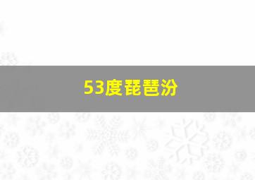 53度琵琶汾