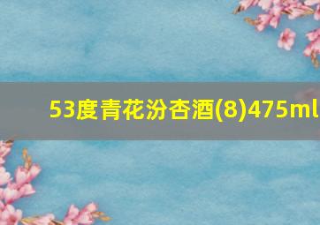 53度青花汾杏酒(8)475ml