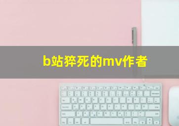 b站猝死的mv作者