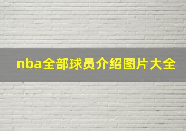 nba全部球员介绍图片大全