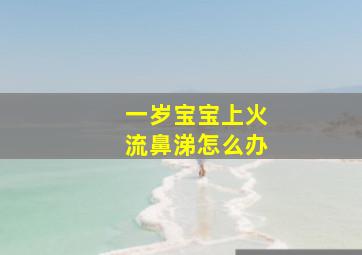 一岁宝宝上火流鼻涕怎么办