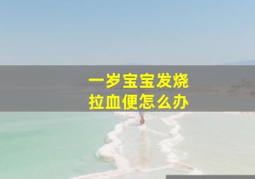 一岁宝宝发烧拉血便怎么办