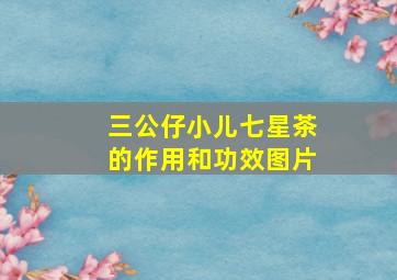 三公仔小儿七星茶的作用和功效图片