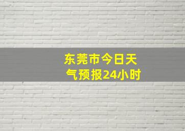 东莞市今日天气预报24小时