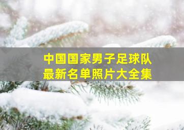 中国国家男子足球队最新名单照片大全集