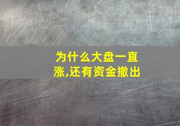 为什么大盘一直涨,还有资金撤出