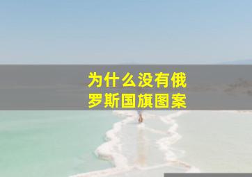 为什么没有俄罗斯国旗图案