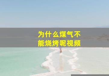 为什么煤气不能烧烤呢视频