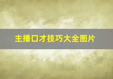 主播口才技巧大全图片