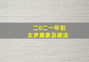 二0二一年犯太岁属象及破法