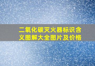 二氧化碳灭火器标识含义图解大全图片及价格