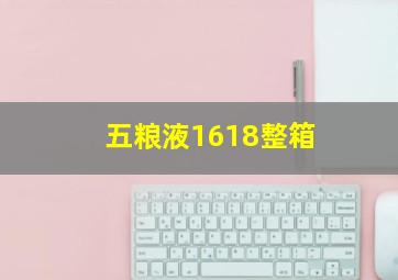 五粮液1618整箱