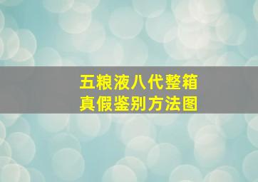 五粮液八代整箱真假鉴别方法图