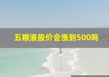 五粮液股价会涨到500吗