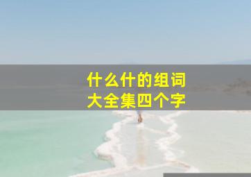 什么什的组词大全集四个字