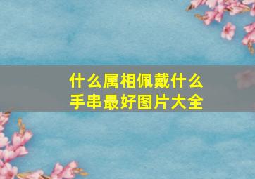 什么属相佩戴什么手串最好图片大全