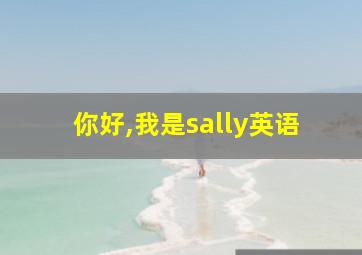 你好,我是sally英语