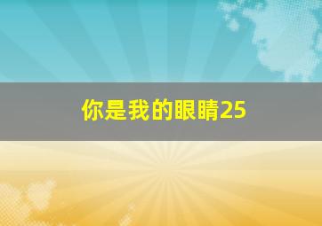 你是我的眼睛25