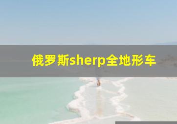 俄罗斯sherp全地形车