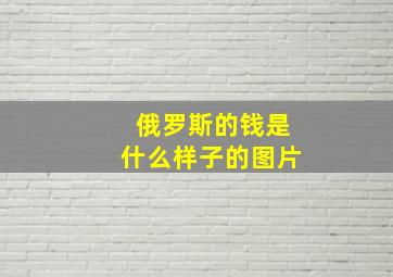 俄罗斯的钱是什么样子的图片