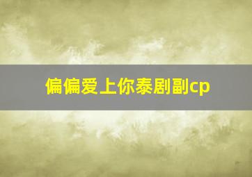 偏偏爱上你泰剧副cp