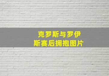 克罗斯与罗伊斯赛后拥抱图片