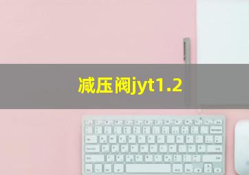 减压阀jyt1.2