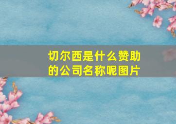 切尔西是什么赞助的公司名称呢图片