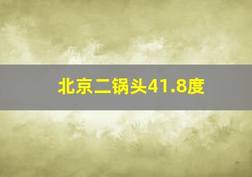 北京二锅头41.8度